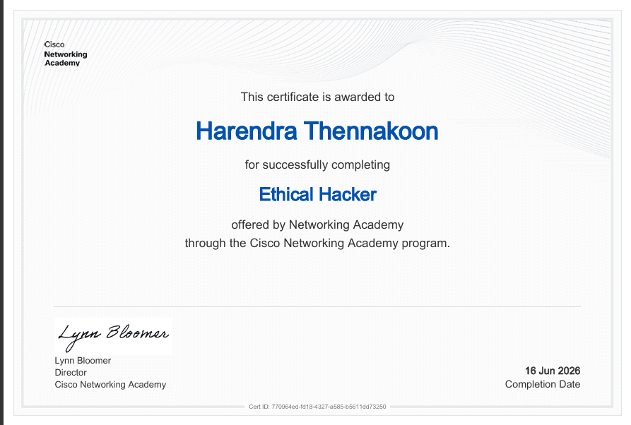 Ethical Hacking